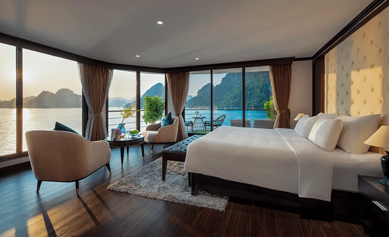 Tour Vịnh Lan Hạ - Ha Long 2 ngày 1 đêm - Du Thuyền Mon Cheri 5 sao